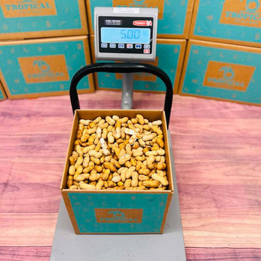 Raw Georgia Peanuts Box Peanuts Tropical Fruit Box